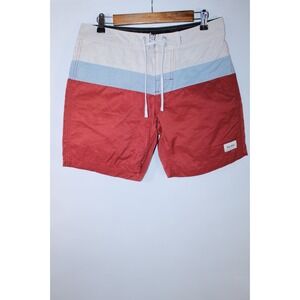 Rhythm Men's Size 30 Multicolor Beach Ocean Recreational Surfing Board Shorts